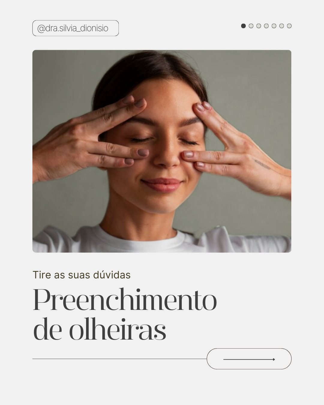 Tirar Dúvidas Preenchimento de Olheiras Instagram Dra. Sílvia Dionísio